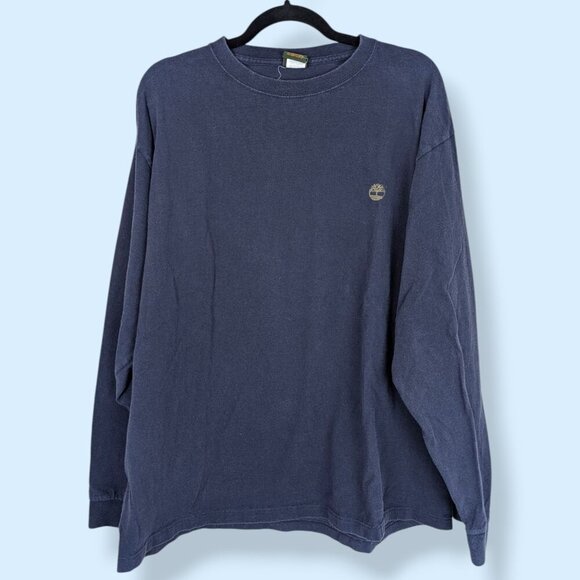 (2/$20) Timberland Blue Long Sleeve Tee - Picture 2 of 5